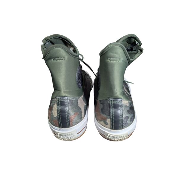 CONVERSE CHUCK TAYLOR ALL STAR! VAMO GREEN/BLACK ZIPPER FRONT SNEAKERS! SZ 11 - Picture 7 of 11